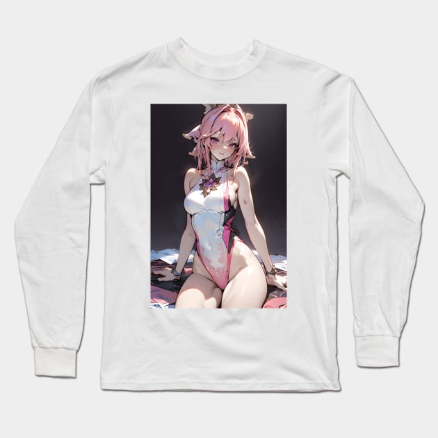 A certain game character-swimsuit Long Sleeve T-Shirt by BAMUTH